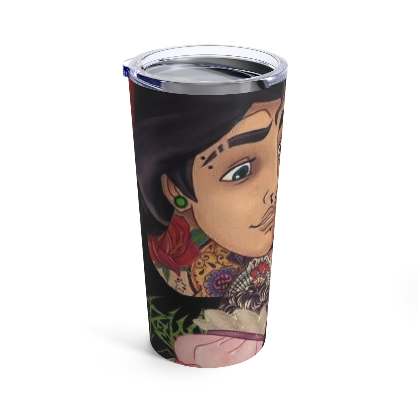 Punk rock Beauty and the beast Tumbler 20oz