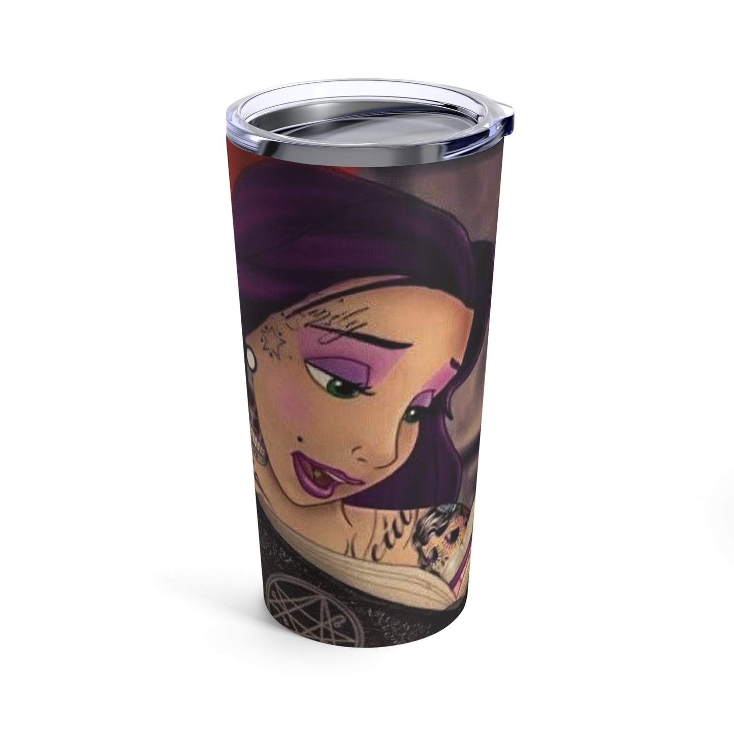 Punk rock Beauty and the beast Tumbler 20oz